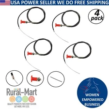 4pk Fuel Control Shut Off Cable Assembly for Ford E5NN9C331EA 2000, 2600, 3000