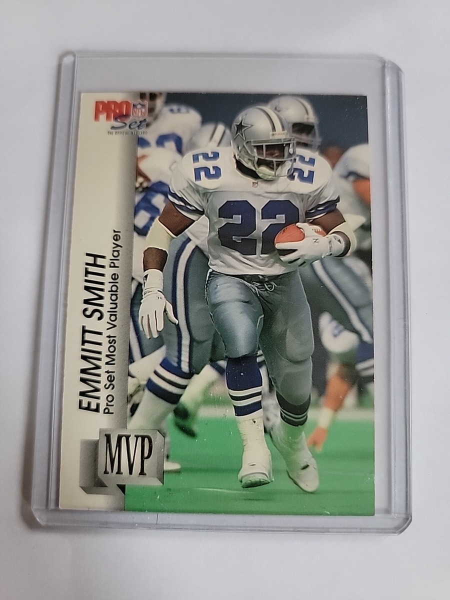 1992 Pro-Set Football # MVP 18 Emmitt Smith Dallas Cowboys Card | eBay