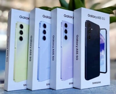 Genuine Samsung Galaxy A55 5G Empty Box - With/Without Cable