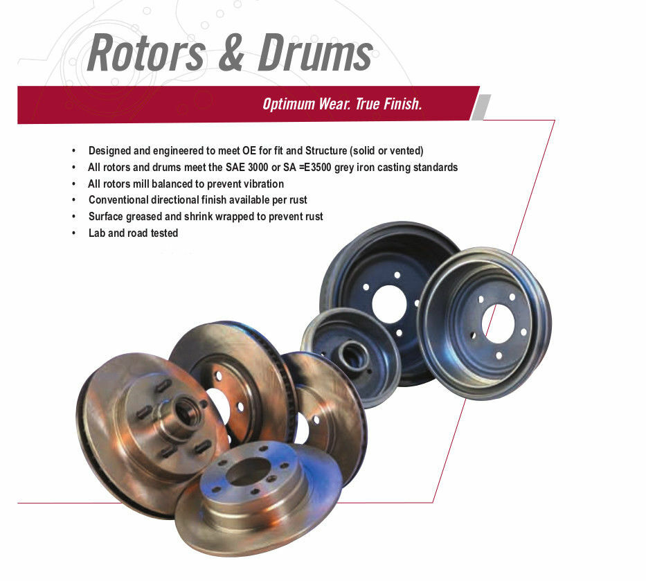 54104 Front Brake Rotor Pair of 2 | eBay 