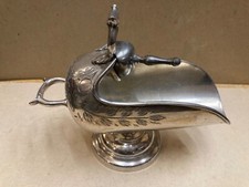 Antique Coal skuttle with scoop sugar bowl