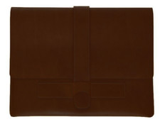 file Folder pocket cow Leather laptop bag Briefcase iPad Case pouch brown H109