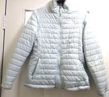 Girl's Coat XL/TG 18 ReversibleIce Blue THE NORTH FACE Mossbud Swirl Parka Fair
