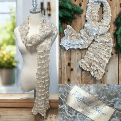 Raffaello Bettini Italian Knitted Light Scarf