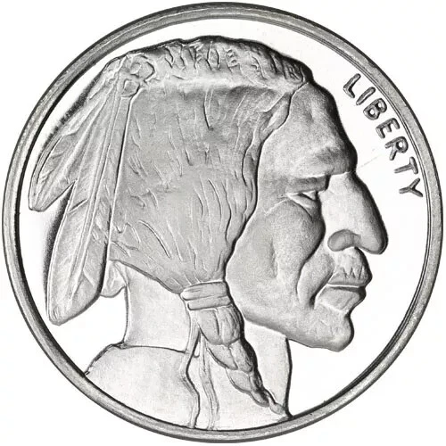 Ebay Live 25.19  - 1/2 oz GSM Buffalo Silver Round (New)