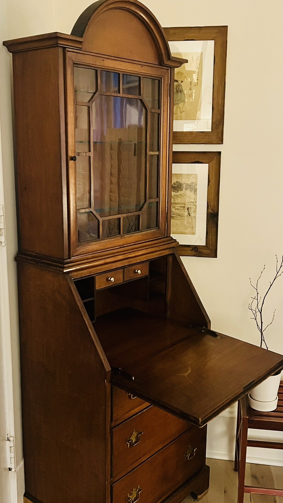 Antique Secretary Desk with Hutch eBay