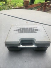 Vintage Large Doskocil Gun Guard Hard Sided Cross Pattern Case 