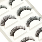 Russian Lashes Eyelashes Natural Wispy Fluffy Mink Strip Short False Cat Eye 007