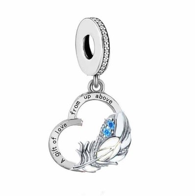 Ciondolo Cuore Ali D'Angelo In Argento S925 Per Mamma | Charm Regalo - YOUnique Designs - Foto 4
