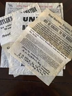 Civil War Document Set - Southern Edition Large Parchment replicas