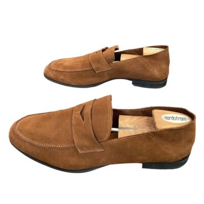 Wolf and Shepherd New Monaco Loafer - Brown Suede Monaco Loafer | Italian Suede Slip-Ons | WOLF & SHEPHERD  main image 3