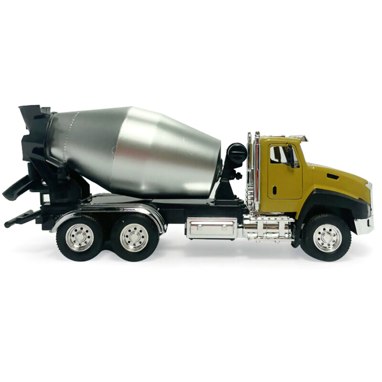 360° Rotatable Roller 1/50 Diecast Pull Back Alloy Mixer Truck Model Toy Gift