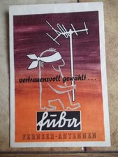 ALTE WERBUNG REKLAME K&Ouml;LN RUNDFUNK RADIO FERNSEHER ANTENNE PAPIERT&Uuml;TCHEN ANSEHEN