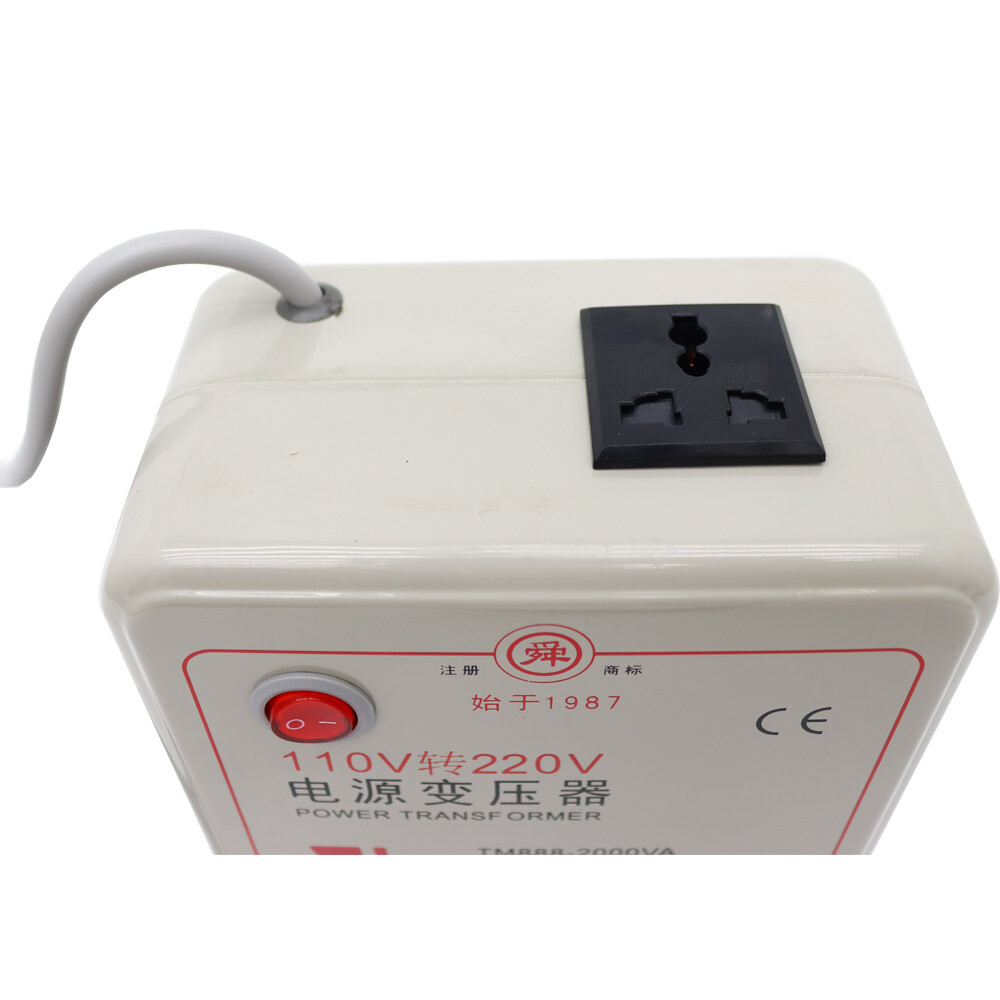 110V Convert to 220V Transformer 1500W Power Inverters Adapter, US