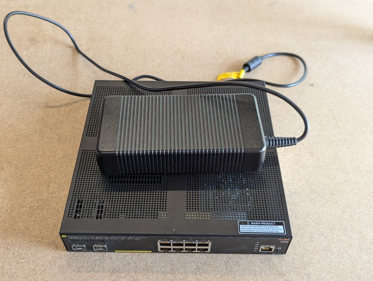 HP JL258A Aruba 2930F 8G PoE+ 2SFP+ Switch NO PWR | eBay
