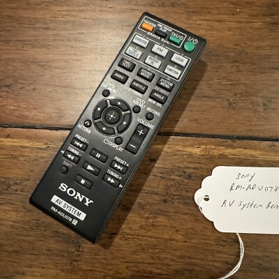 SONY RM-ADU078 ORIGINAL AV SYSTEM REMOTE CONTROL HAND UNIT