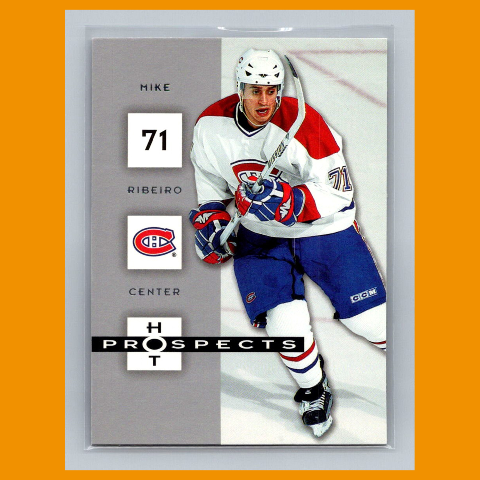 Mike Ribeiro #54 2005 Fleer Hot Prospects Montreal Canadiens Hockey Card NHL NM