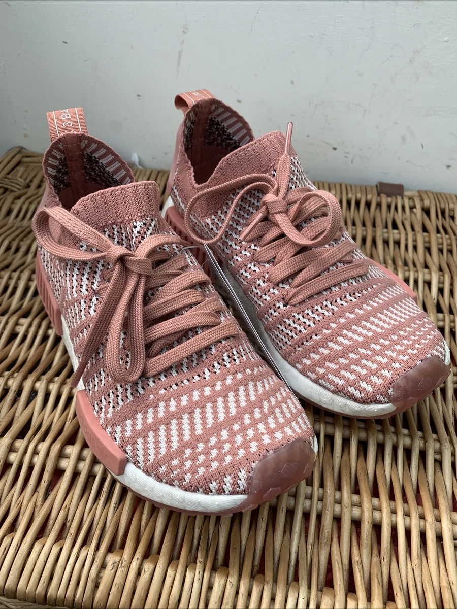 Modsætte sig handle Hick Adidas Originals NMD R1 STLT Primeknit Women&#039;s Trainers Ash Pink  Fashion Uk 4 | eBay