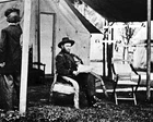 New 8x10 Civil War Photo: General Ulysses S Grant at Headquarters in Cold Harbor