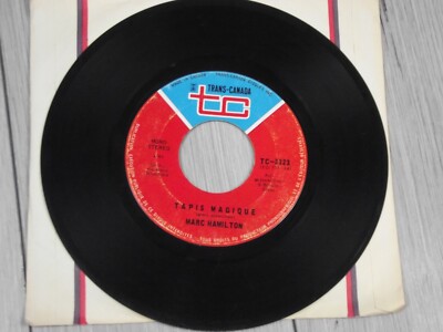 Marc Hamilton Tapis Magique / Comme J'ai Toujours Envie D'aimer Vinyl 7'' 45 RPM