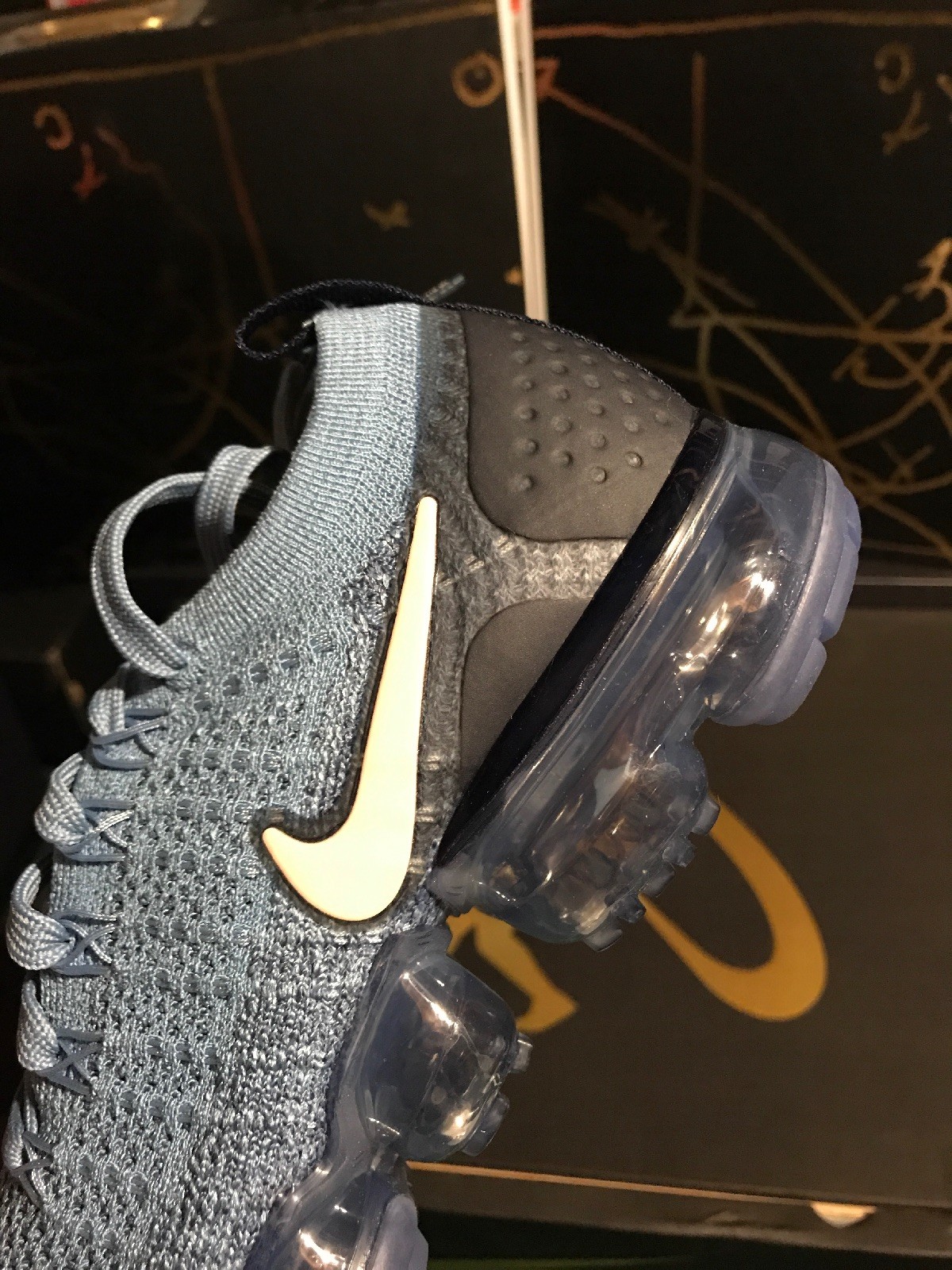 nike air vapormax flyknit 2 work blue
