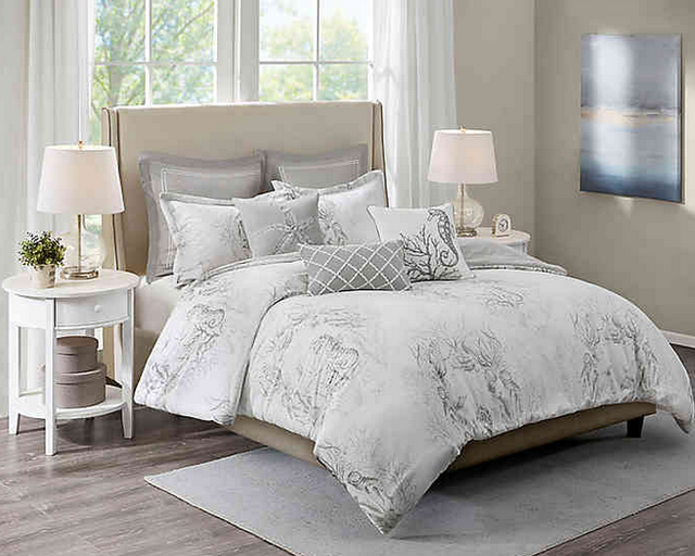 Harbor House™ Sea Breeze 3Piece King Comforter Set in Grey/White eBay