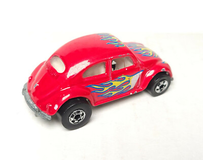 Hot Wheels loose 1988 VW Volkswagen Bug Beetle red flames | eBay