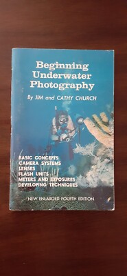 Vintage 1980 Beginning Underwater Photography Basic Concepts scuba diving 