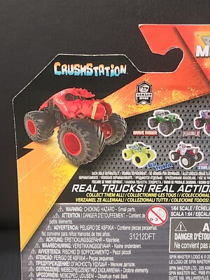 Red Crushstation MONSTER JAM Danger Divas Truck 2024 1/64 Spin