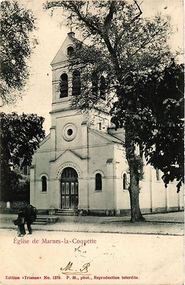 CPA AK MARNES-la-COQUETTE Église (413683)