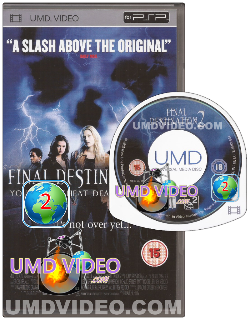 PSP UMD Movie - Final Destination 2 [Region 2] [*Read Description