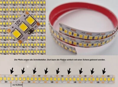 SABENNE-MODELLBAU Mini-Platine LED 12V Warm-Weiß 3 LED´s auf 9x12,5mm z.B. Hausbeleuchtung C3226