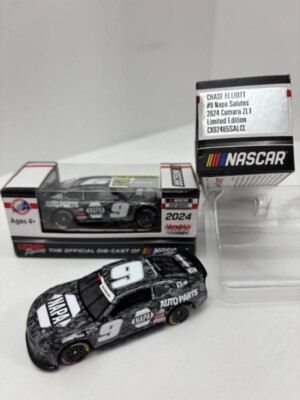 NASCAR 2024 CHASE ELLIOTT #9 NAPA AUTO PARTS SALUTES CAMO 1/64 CAR