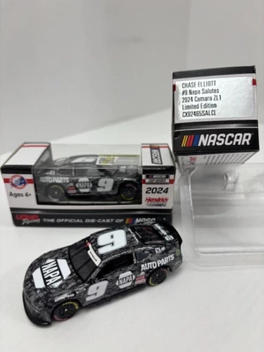 NASCAR 2024 CHASE ELLIOTT #9 NAPA AUTO PARTS SALUTES CAMO 1/64 CAR
