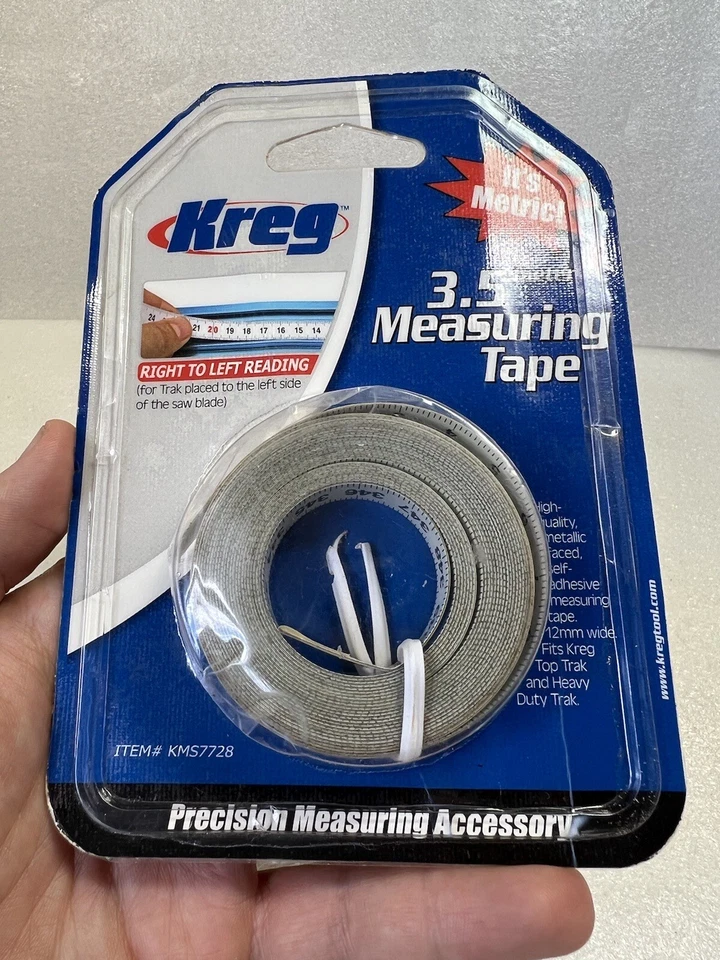 Kreg KMS7728 3.5 Meter Self-Adhesive Measuring Tape (R-L Reading) - Image 3 of 4