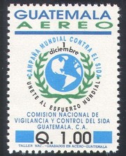 Guatemala 1992 AIDS/Medical/Health/Wefare 1v  (n29122)