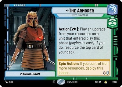 x1 The Armorer - Steel Shapes Us R Star Wars Ashes of the Empire M/NM