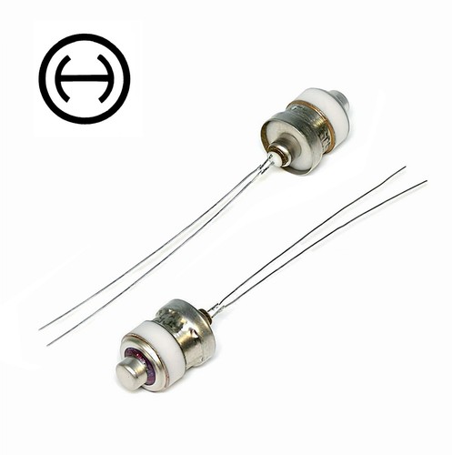 Tube triode miniature Nuvistor 2 pièces 6S53N-V /EC1010 - ampli audio - années 1970 URSS NOS - Photo 1/4