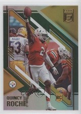 2021 Panini Donruss Elite Rookies Green Quincy Roche #165 a6l