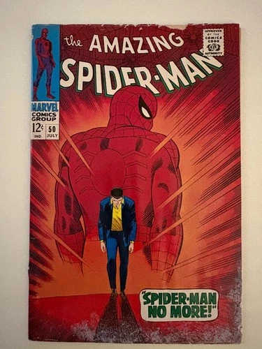Amazing Spider-Man #50 ASM Marvel 1967 1st Kingpin. Low Grade” 2.0