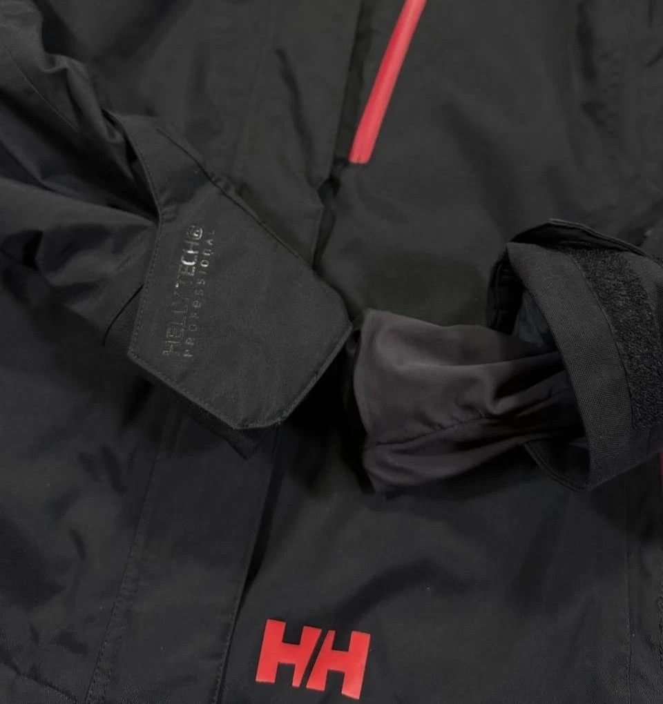 Helly Hansen Ski Jacket Black Primaloft Hooded HE… - image 8