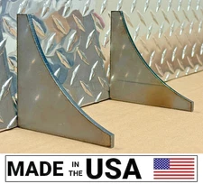 [SR] Steel 4" Leg 3/16 Weld Gusset DIY Metal Fabrication Frame Cage Hot Rod Qty2