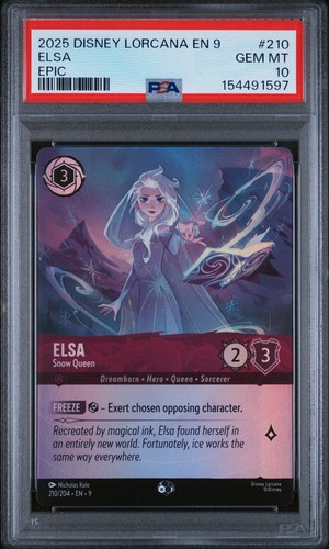 Elsa - Snow Queen graded PSA 10 for sale on eBay
