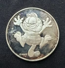 1 oz .999 Fine Silver Round Garfield Cat
