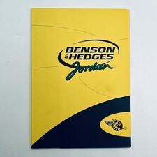 2000 Benson& Hedges Jordan Grand Prix F1 Team Media Back