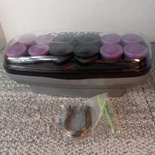 Conair Heat Waves CHV14X Velvet Flocked 8 Large 4 Jumbo Hot Rollers With Clips