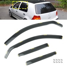 4x Windabweiser Regenabweiser Getönte Set Geeignet für VW Golf 4 5-Tür 1997-2004
