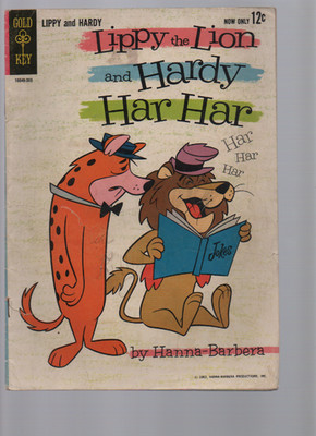Gold Key, Lippy And Hardy Comic #1 Lippy The Lion And Hardy Har Har