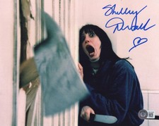 SHELLEY DUVALL SIGNED 'THE SHINING' WENDY 8x10 PHOTO 2 HORROR MOVIE BECKETT COA