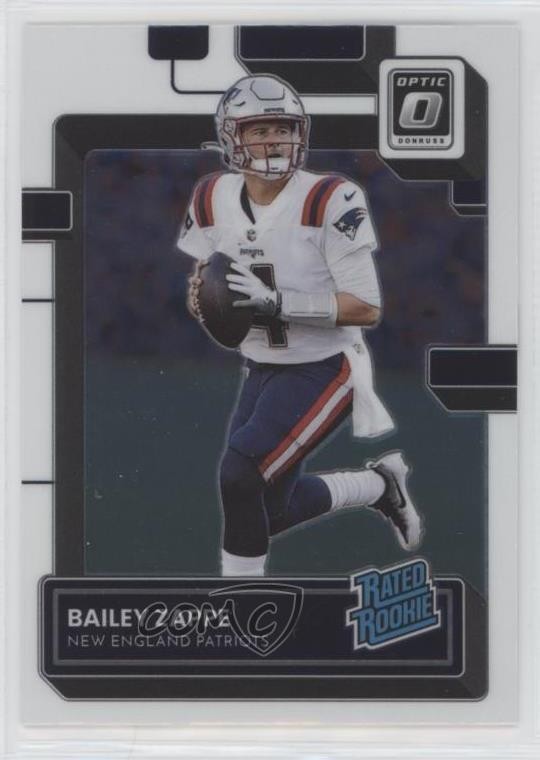 2022 Panini Donruss Optic Rated Rookie Bailey Zappe #229 Rookie RC rf2